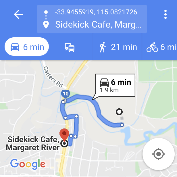 Directions to Sidekick from your location